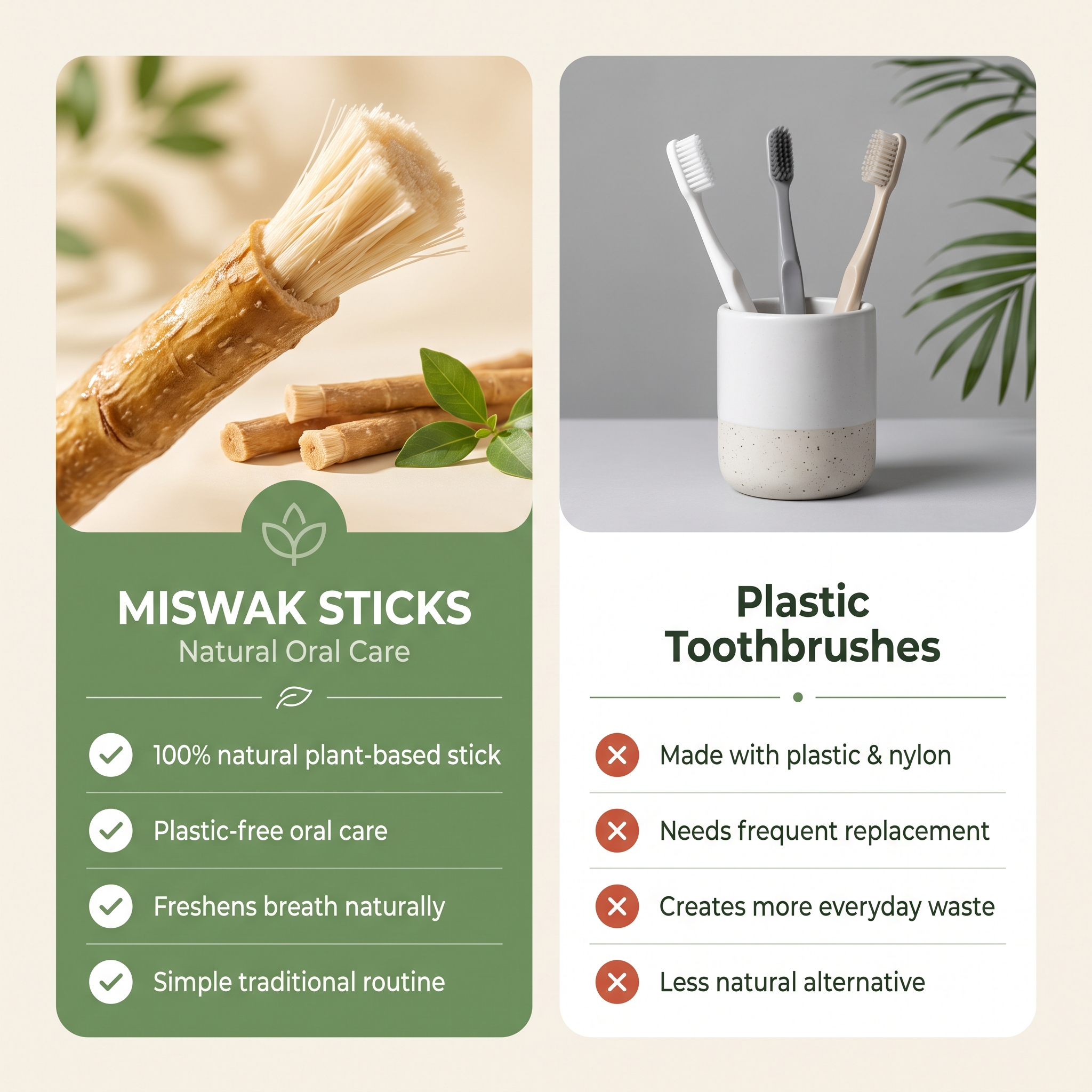 Miswak Chew Stick — Natural Teeth Cleaning & Stain Removal