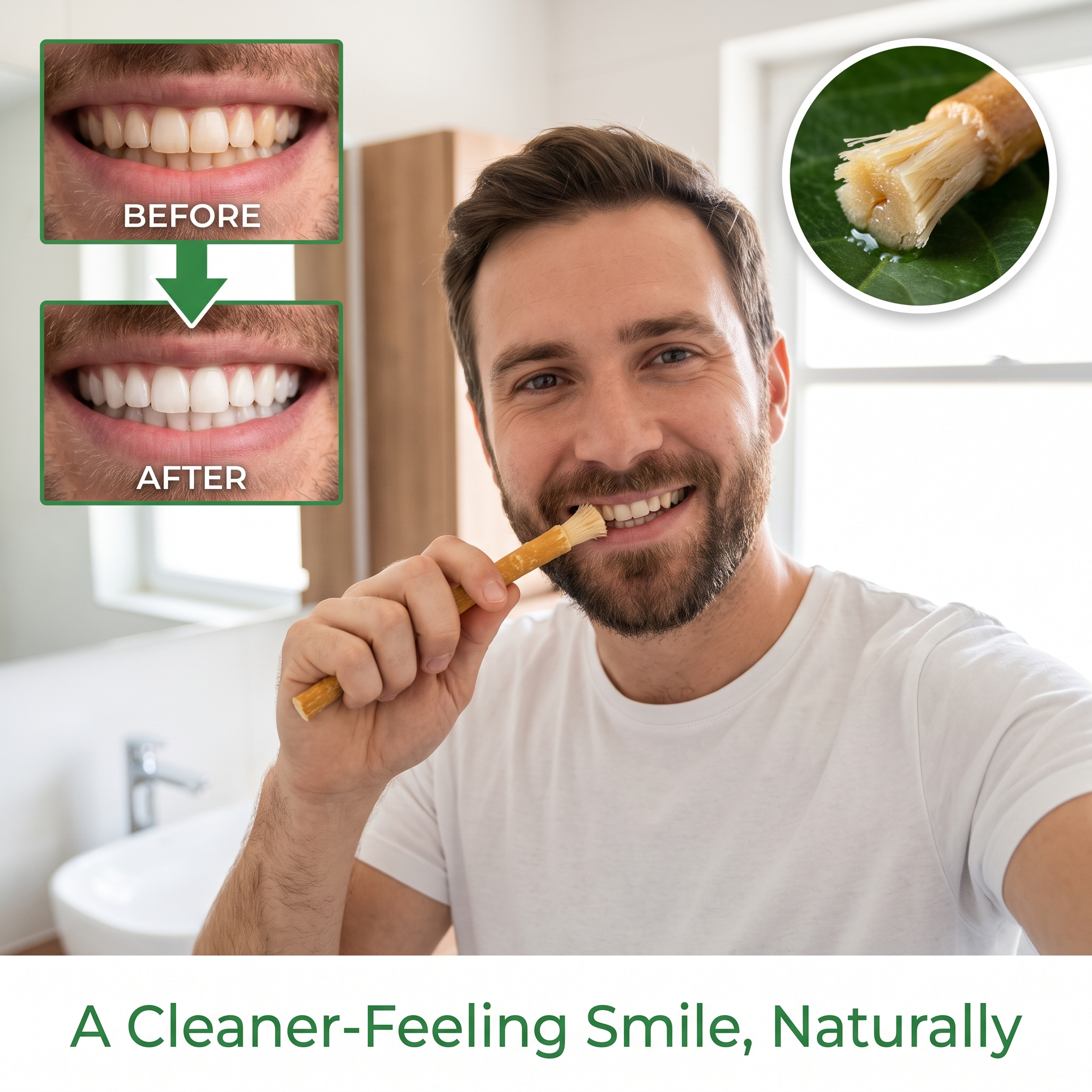 Miswak Chew Stick — Natural Teeth Cleaning & Stain Removal